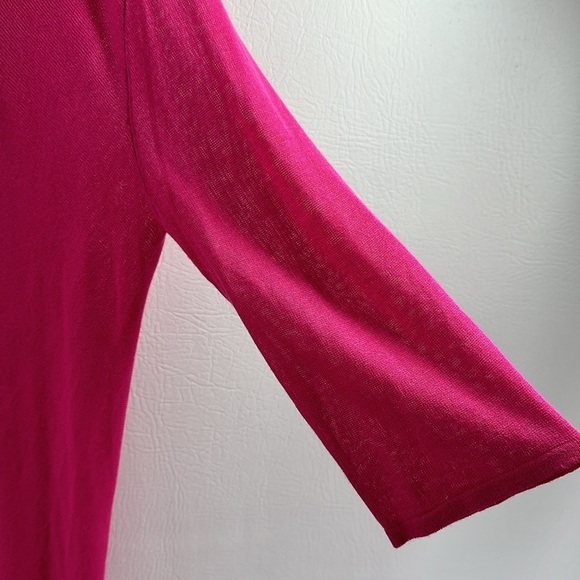 John Mark High-Low Lightweight Knit Tunic, M - Picture 3 of 5